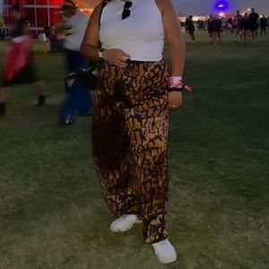 Free people silk pants